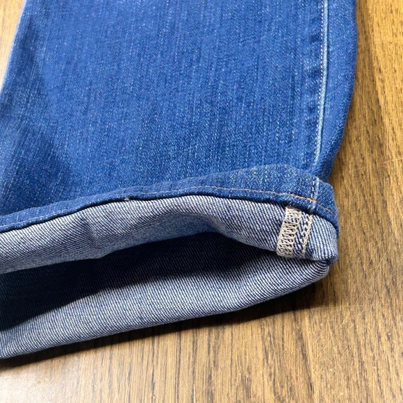 L'AGENCE Oriana High Rise Straight‎ Leg Jeans Dark Wash Denim Size 34 READ - Picture 12 of 15